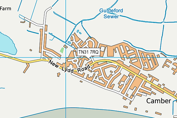 TN31 7RQ map - OS VectorMap District (Ordnance Survey)