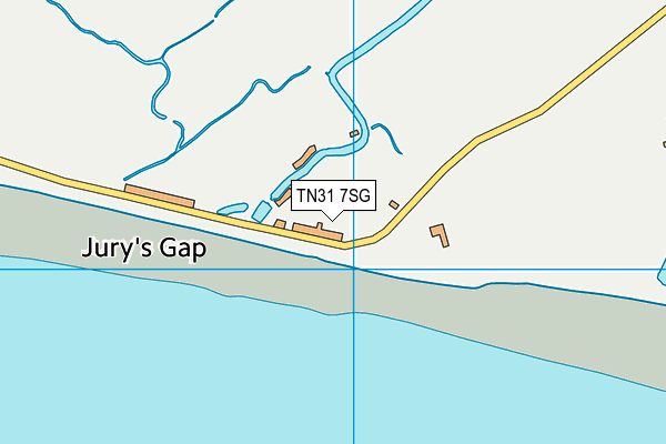 TN31 7SG map - OS VectorMap District (Ordnance Survey)