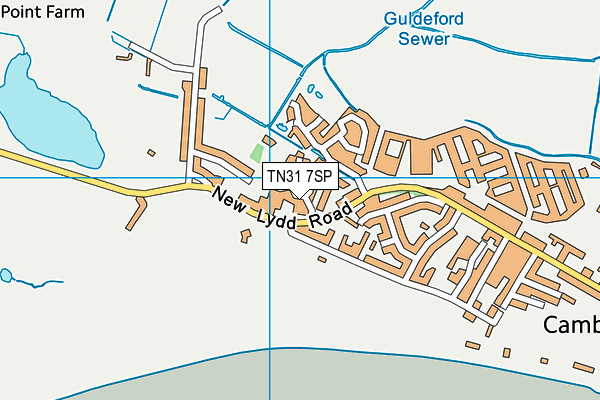 TN31 7SP map - OS VectorMap District (Ordnance Survey)