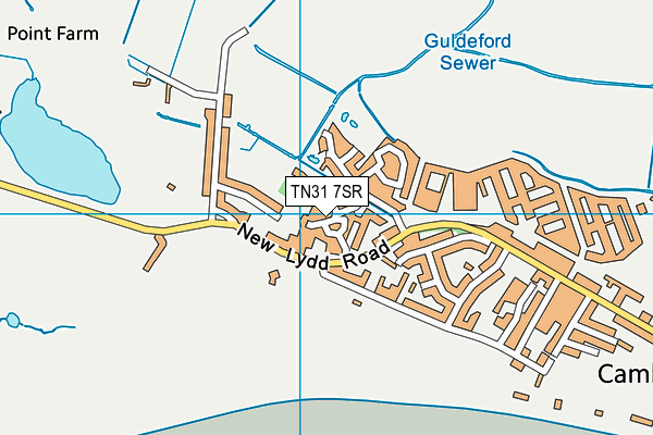 TN31 7SR map - OS VectorMap District (Ordnance Survey)