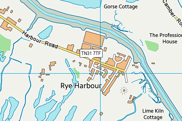 TN31 7TF map - OS VectorMap District (Ordnance Survey)
