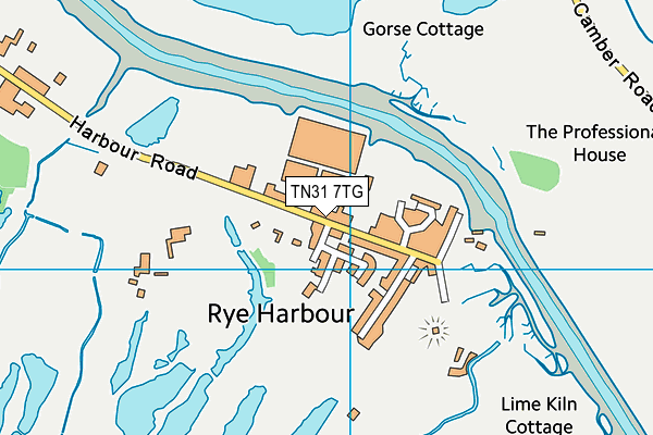 TN31 7TG map - OS VectorMap District (Ordnance Survey)