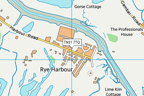 TN31 7TQ map - OS VectorMap District (Ordnance Survey)