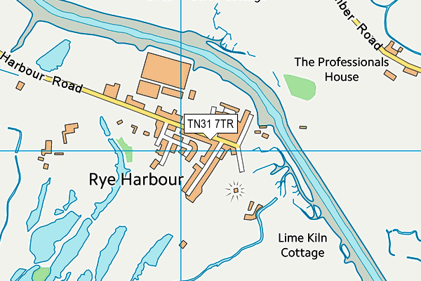 TN31 7TR map - OS VectorMap District (Ordnance Survey)