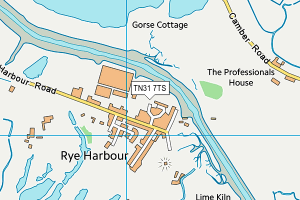 TN31 7TS map - OS VectorMap District (Ordnance Survey)