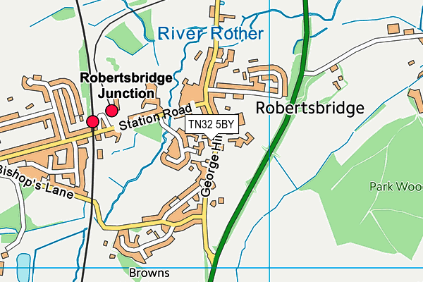 Map of GEORGE CLOSE RESIDENTS ASSOCIATION LIMITED at district scale