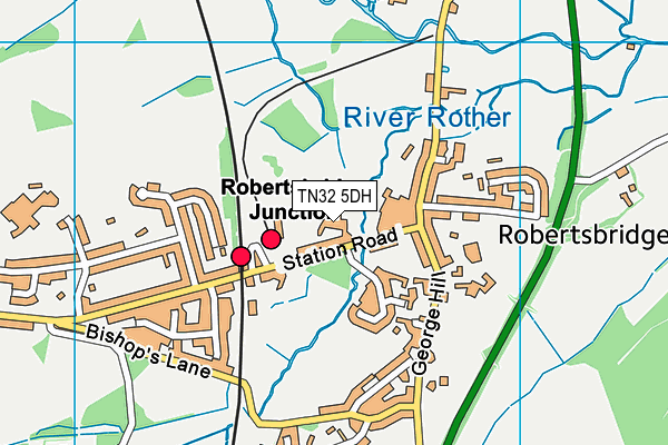Map of JAMES GILBERT LIMITED at district scale