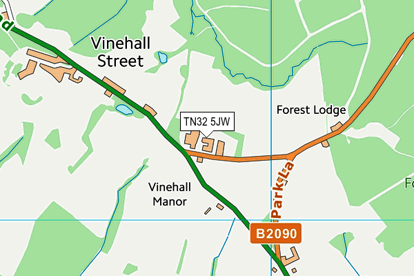 Map of VINEHALL BUSINESS CENTRE LIMITED at district scale