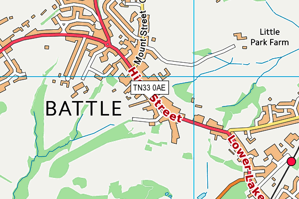 Map of THORPE'S WINE BARS LTD at district scale