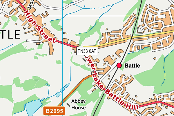 Map of BATTLE TRADE CENTRE LTD at district scale