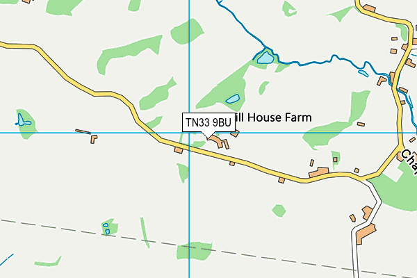TN33 9BU map - OS VectorMap District (Ordnance Survey)