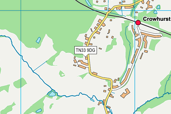 TN33 9DG map - OS VectorMap District (Ordnance Survey)