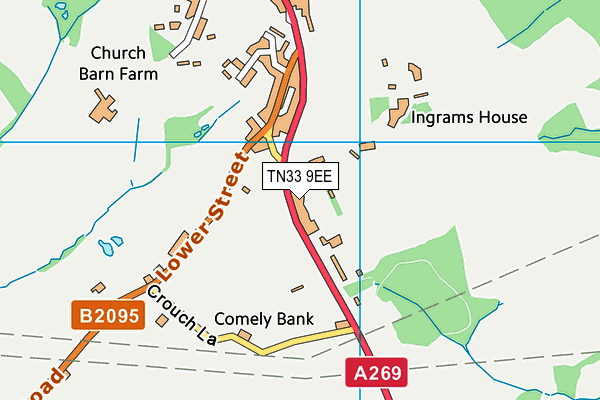 Map of TOMASETTI LETTINGS LTD at district scale