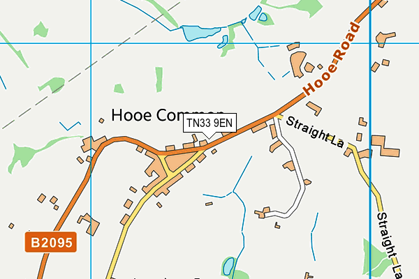 TN33 9EN map - OS VectorMap District (Ordnance Survey)