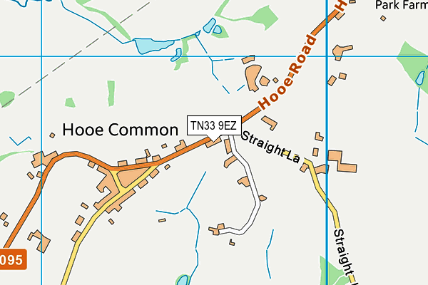 TN33 9EZ map - OS VectorMap District (Ordnance Survey)