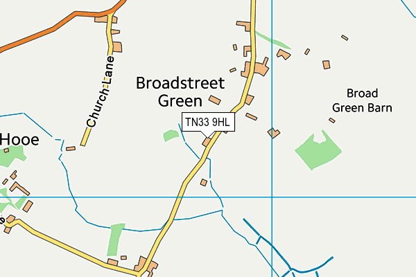 TN33 9HL map - OS VectorMap District (Ordnance Survey)