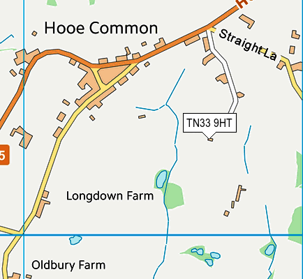 TN33 9HT map - OS VectorMap District (Ordnance Survey)