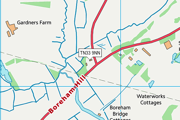 TN33 9NN map - OS VectorMap District (Ordnance Survey)