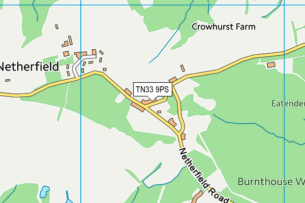 TN33 9PS map - OS VectorMap District (Ordnance Survey)