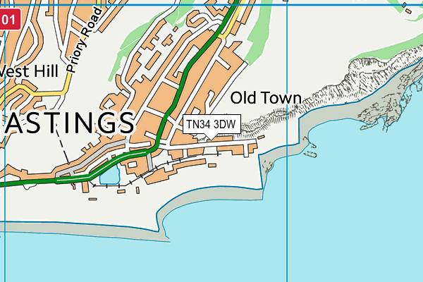Map of DELLAS CATERING LTD at district scale