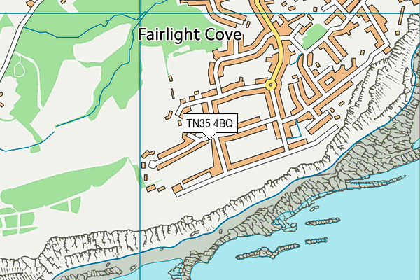 TN35 4BQ map - OS VectorMap District (Ordnance Survey)