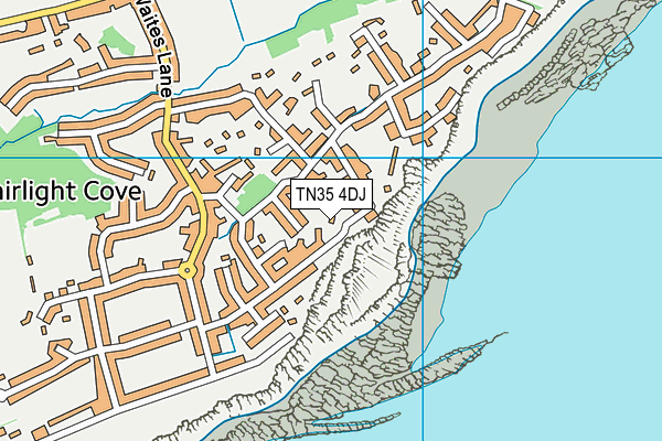 TN35 4DJ map - OS VectorMap District (Ordnance Survey)