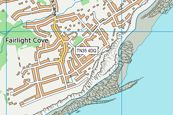 TN35 4DQ map - OS VectorMap District (Ordnance Survey)