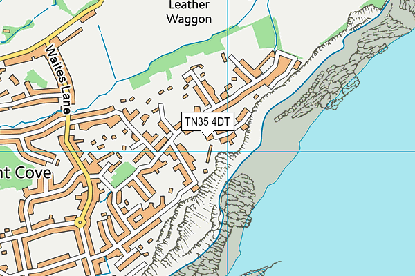 TN35 4DT map - OS VectorMap District (Ordnance Survey)