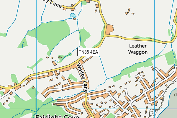 TN35 4EA map - OS VectorMap District (Ordnance Survey)