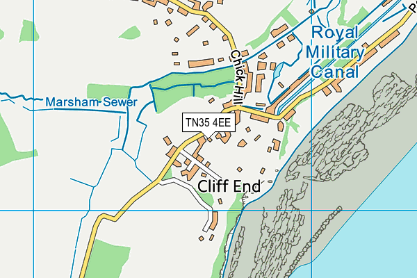 TN35 4EE map - OS VectorMap District (Ordnance Survey)