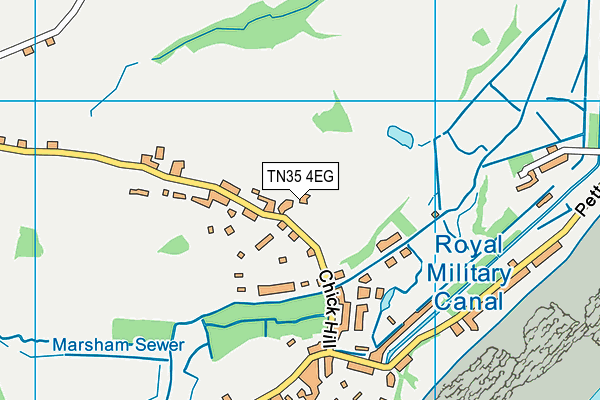 TN35 4EG map - OS VectorMap District (Ordnance Survey)