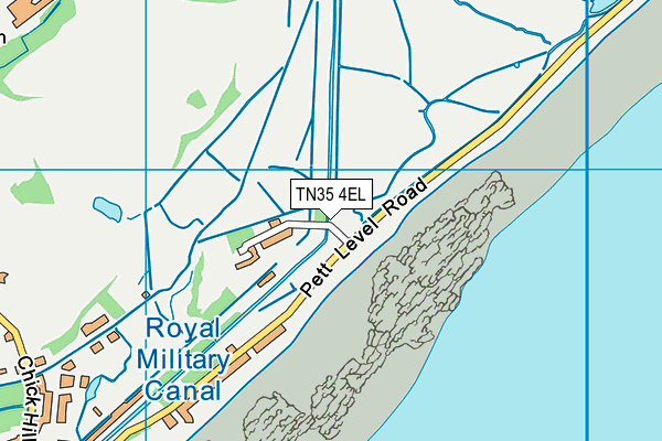 TN35 4EL map - OS VectorMap District (Ordnance Survey)