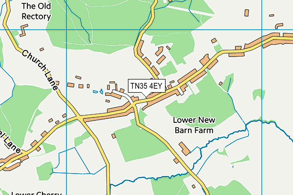 TN35 4EY map - OS VectorMap District (Ordnance Survey)