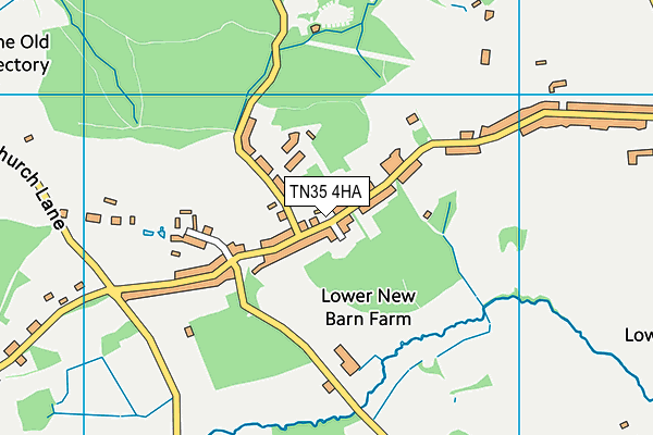 TN35 4HA map - OS VectorMap District (Ordnance Survey)