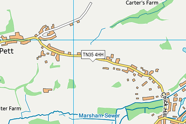 TN35 4HH map - OS VectorMap District (Ordnance Survey)