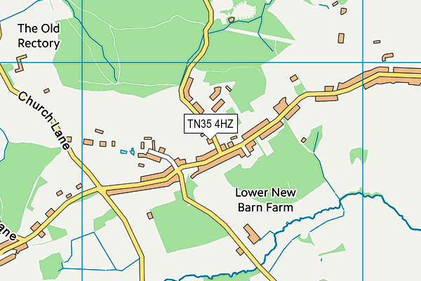 TN35 4HZ map - OS VectorMap District (Ordnance Survey)