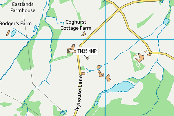 TN35 4NP map - OS VectorMap District (Ordnance Survey)