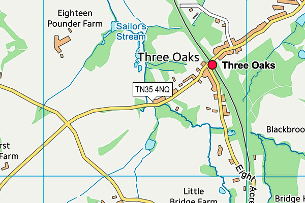 TN35 4NQ map - OS VectorMap District (Ordnance Survey)