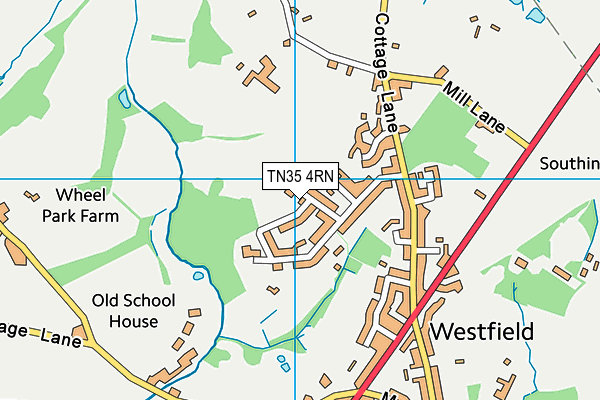 TN35 4RN map - OS VectorMap District (Ordnance Survey)