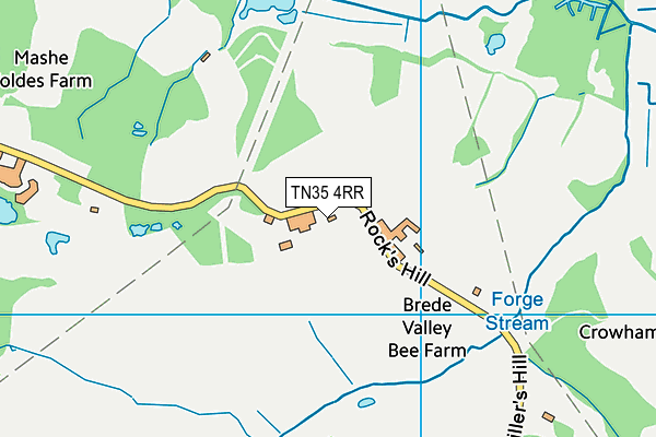 TN35 4RR map - OS VectorMap District (Ordnance Survey)