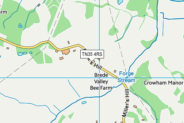 TN35 4RS map - OS VectorMap District (Ordnance Survey)