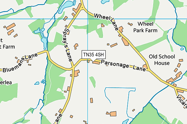 TN35 4SH map - OS VectorMap District (Ordnance Survey)