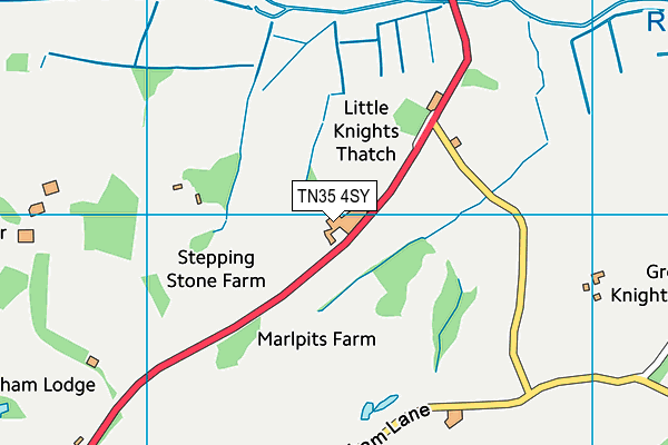 TN35 4SY map - OS VectorMap District (Ordnance Survey)