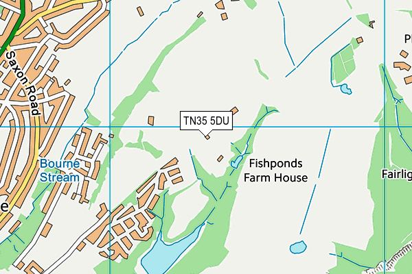 TN35 5DU map - OS VectorMap District (Ordnance Survey)