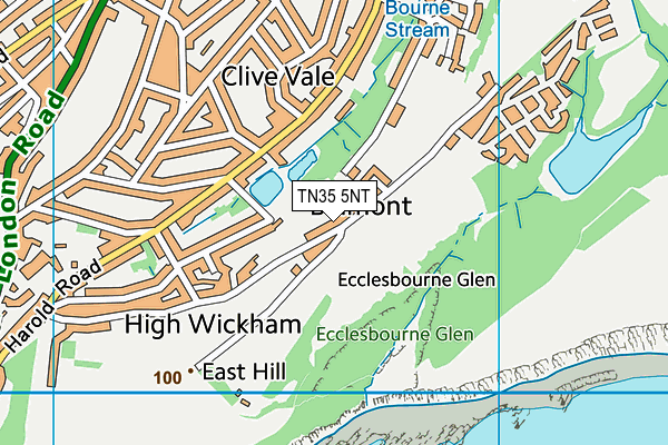 TN35 5NT map - OS VectorMap District (Ordnance Survey)