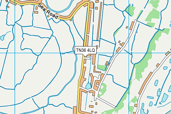 TN36 4LQ map - OS VectorMap District (Ordnance Survey)