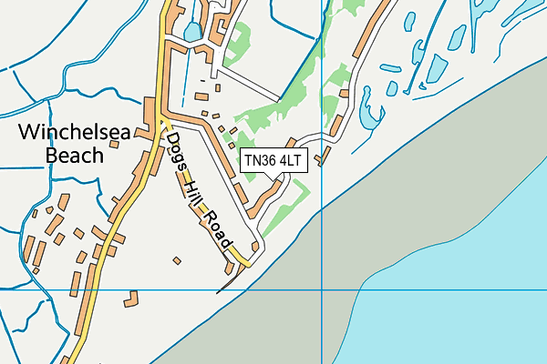 TN36 4LT map - OS VectorMap District (Ordnance Survey)