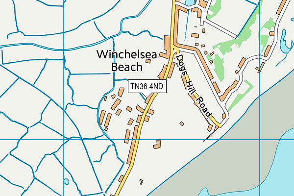 TN36 4ND map - OS VectorMap District (Ordnance Survey)