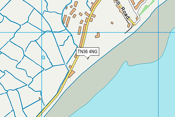 TN36 4NG map - OS VectorMap District (Ordnance Survey)