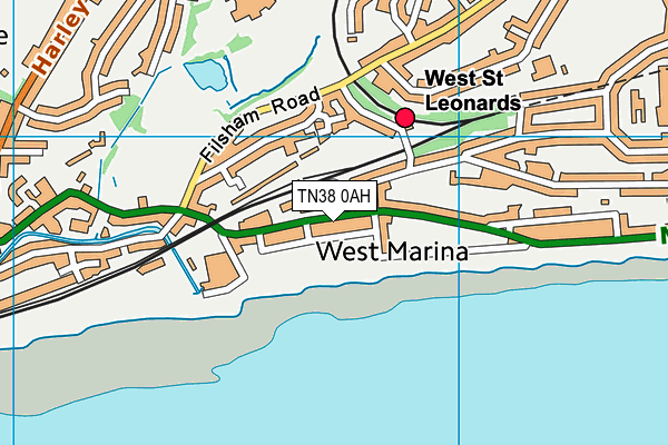 Map of SUSSEX FRUITS LTD at district scale